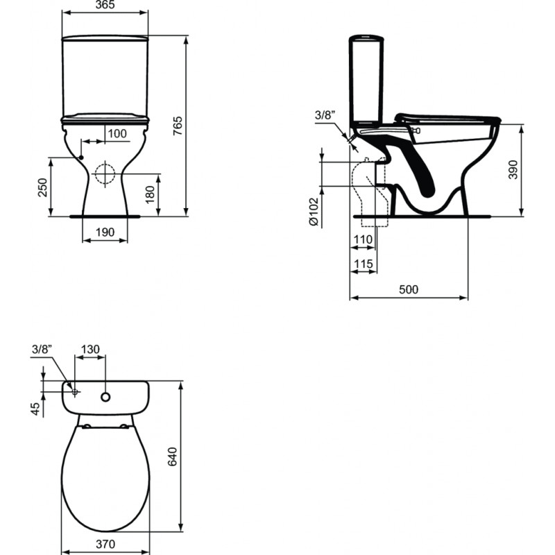 WC комплект + биде