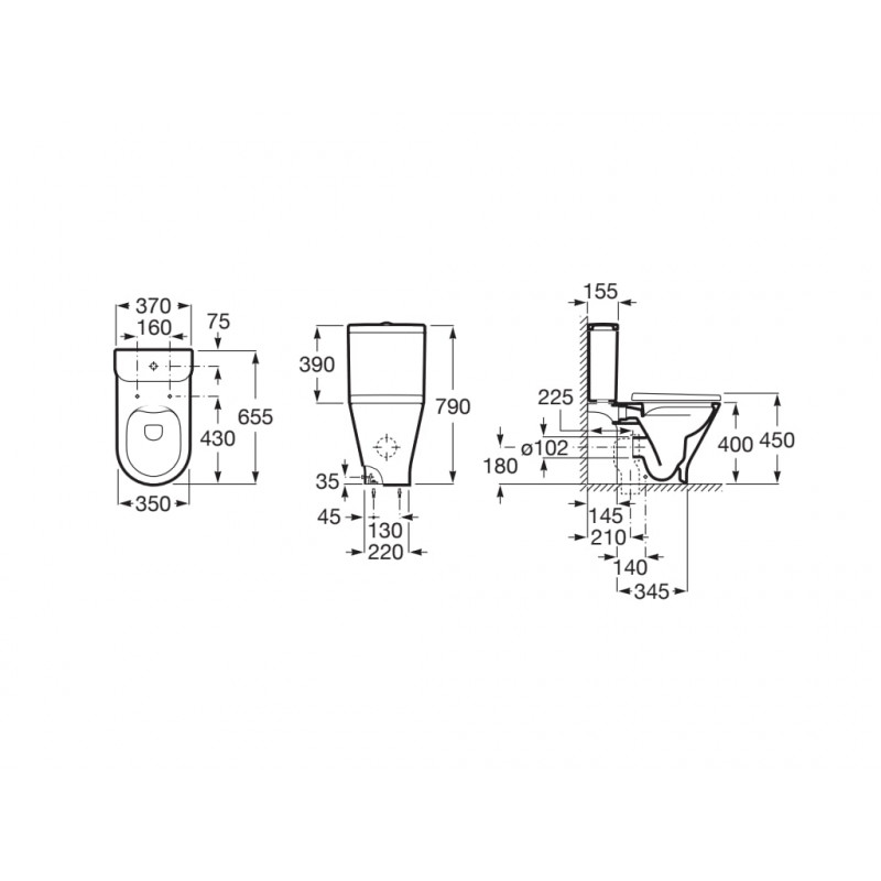 The GAP ROUND RIMLESS моноблок с...