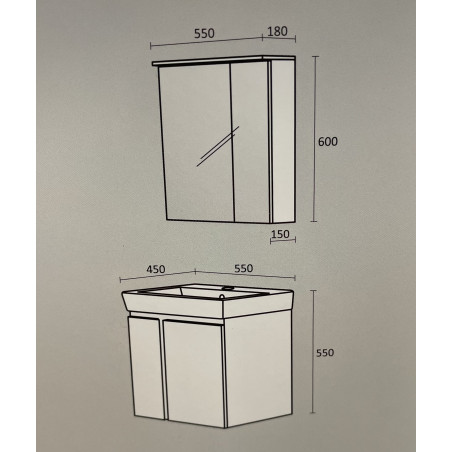 Комплект за баня МОДЕНА